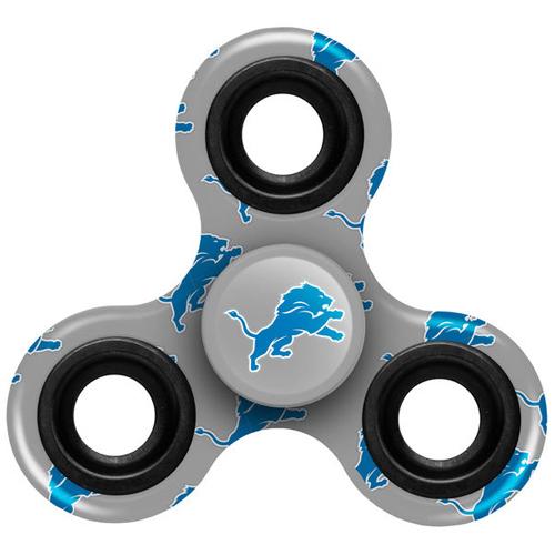 NFL Detroit Lions Logo 3 Way Fidget Spinner 3G19